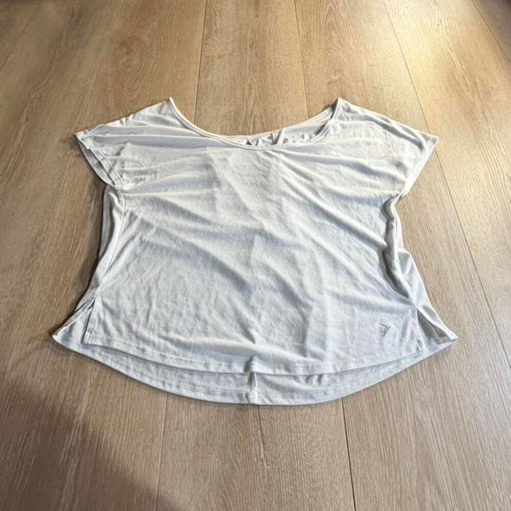 Old-navy Women's White and Cream T-shirt